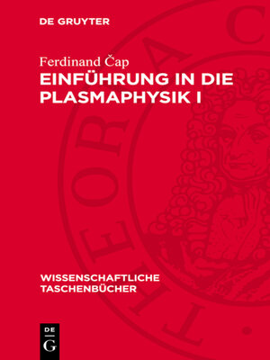 cover image of Einführung in die Plasmaphysik I